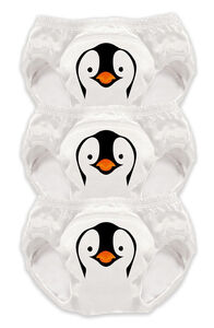 My Carry Potty Pingvin Potträningsbyxor 3-pack, Vit