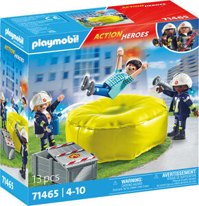 Playmobil 71465 Action Heroes Byggsats Brandman med Luftkudde