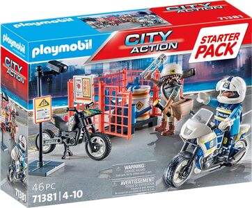 Playmobil 71381 City Action Starter Pack Byggsats Polis