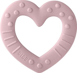 BIBS Baby Bitie Bitleksak Heart, Pink Plum