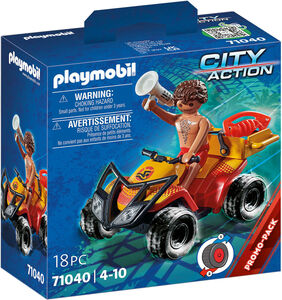 Playmobil 71040 City Action Livräddar-fyrhjuling Byggsats