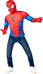 Marvel Spider-Man Utklädnad Överdel med Mask