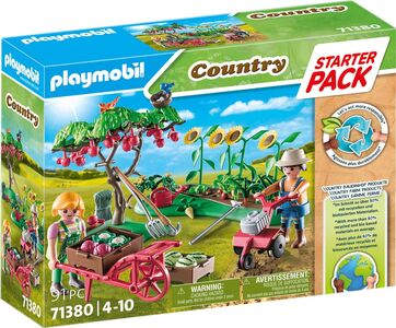 Playmobil 71380 Country Starter Pack Byggsats Grönsaksträdgård