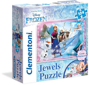 Disney Frozen Pussel med Diamanter, 104 Bitar