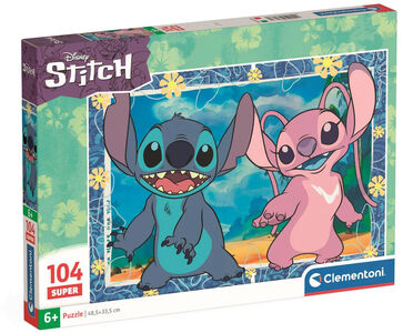 Clementoni Disney Stitch Super Pussel 104 Bitar