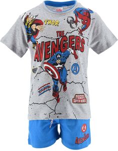 Marvel Avengers Classic Pyjamas, Light Grey