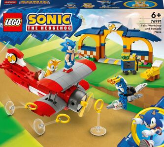 LEGO Sonic 76991 Tails verkstad och tornadoplan