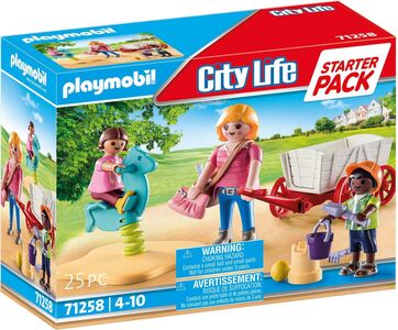 Playmobil 71258 City Life Starter Pack Byggsats Förskollärare med Skrinda