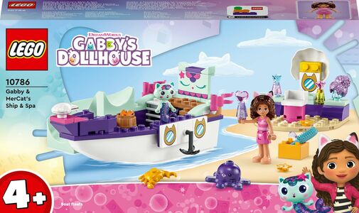 LEGO Gabby's Dollhouse 10786 Gabbys Och Sjökattens Skepp Och Spa