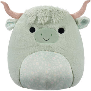 Squishmallows Fuzz A Mallows Mjukdjur Iver Highland Cattle 40 cm