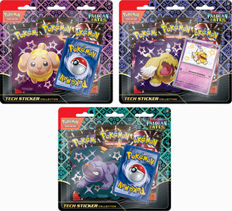 Pokémon Scarlet & Violet Paldean Fates Tech Sticker Collection Samlarkort Blandad
