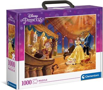 Disney Princess Pussel Portfölj Skönheten och Odjuret 1000 Bitar
