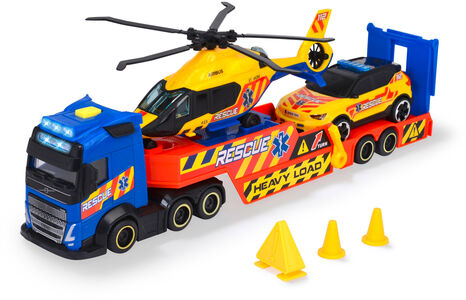 Dickie Toys Räddningstransport med Bil och Helikopter