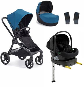 Baby Jogger City Sights Duovagn inkl. Beemoo Route Babyskydd & Bas, Deep Teal/Black Stone