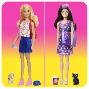 Barbie Color Reveal Docka Med Tillbehör Park To Movies