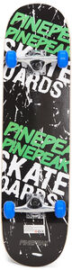 Pinepeak Skateboard, Svart/Grön