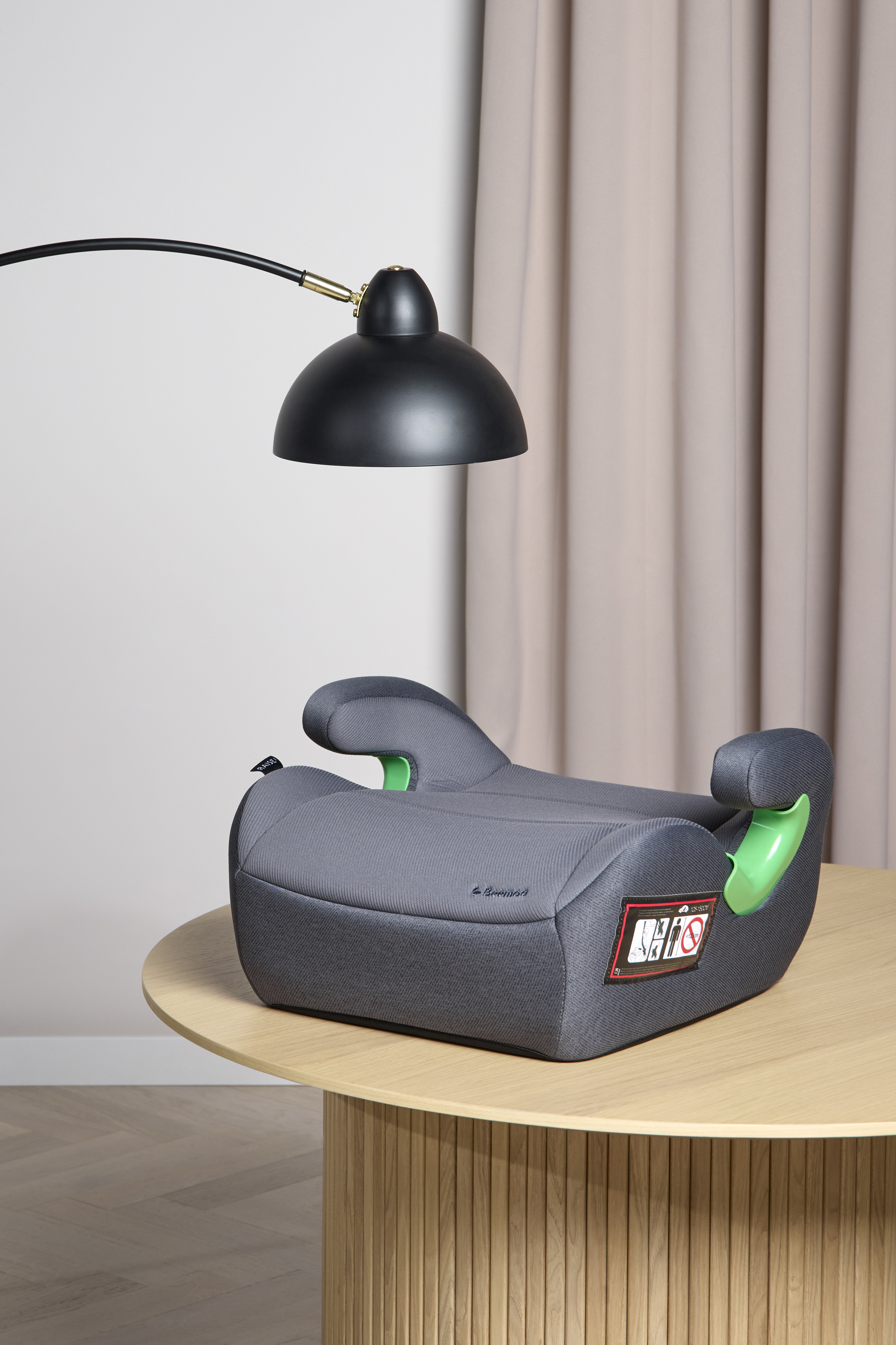 Beemoo Raise 2 i-Size Bälteskudde, Mineral Grey