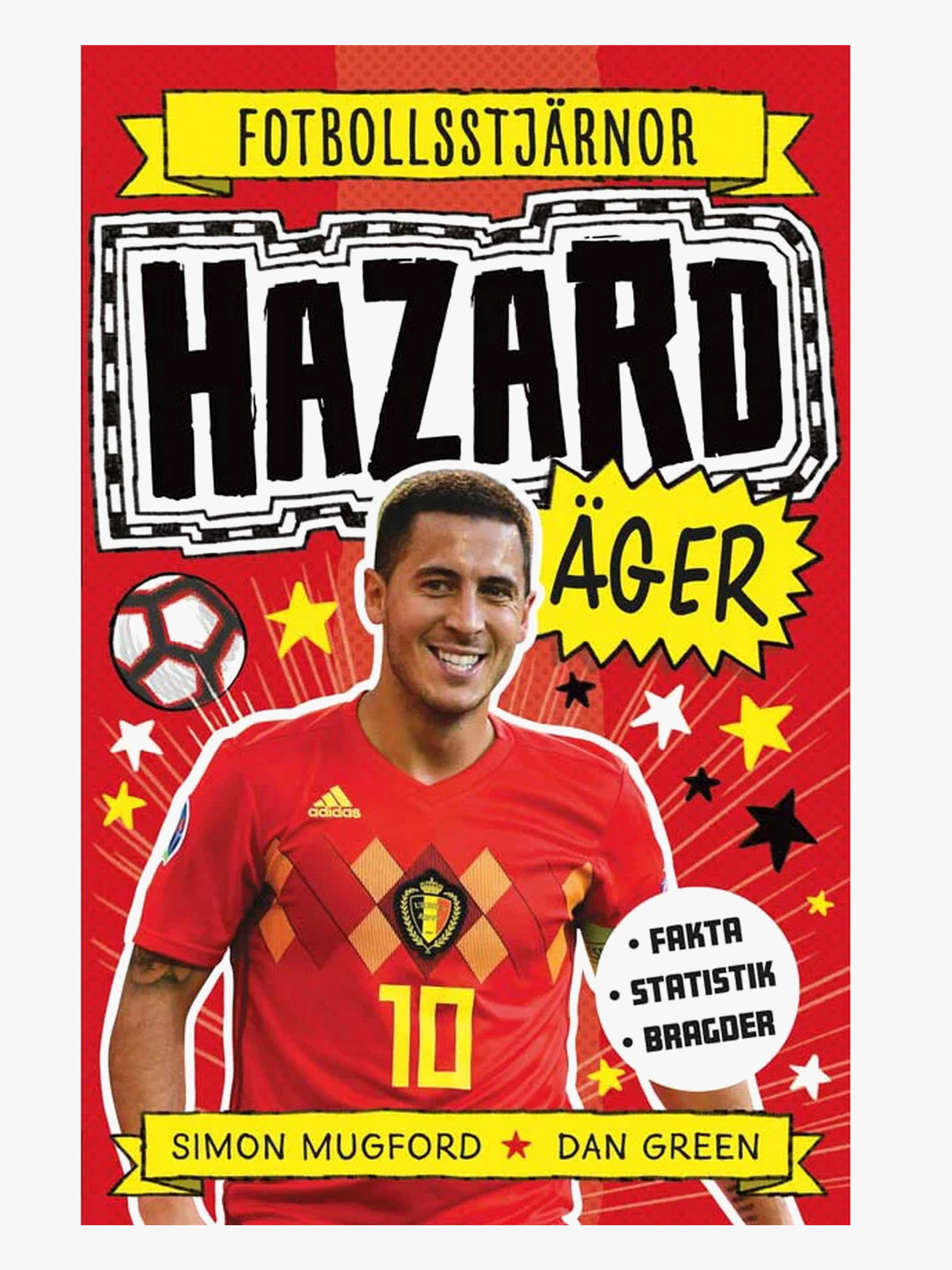 Tukan Förlag Fotbollsstjärnor Bok Hazard Äger