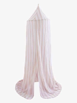 Jabadabado Sänghimmel Canopy Randig, Rosa