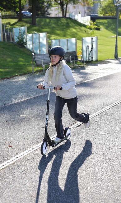 STIGA STR Sparkcykel Route 200-S, Vit/Blå