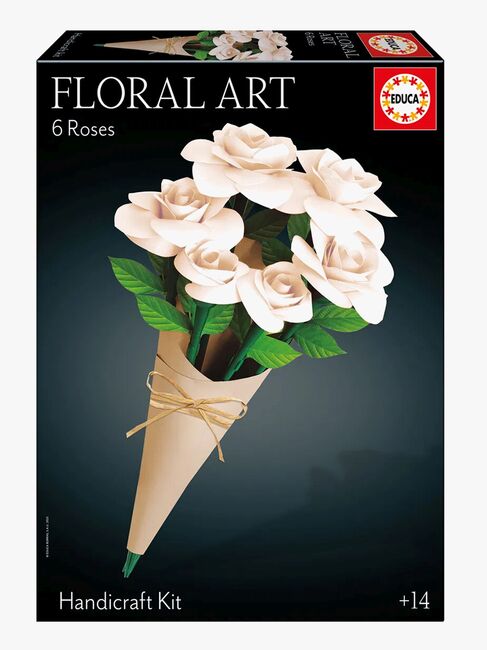 Educa Pysselset Rosor, Vit