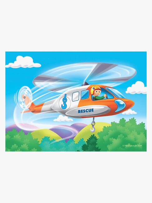 Ravensburger Räddningsfordon Pussel 4-i-1