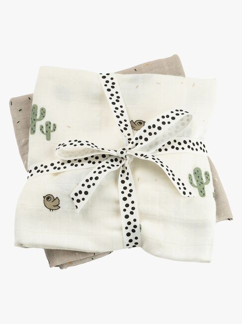 Done By Deer Lalee Muslinfilt 2-Pack, Sand