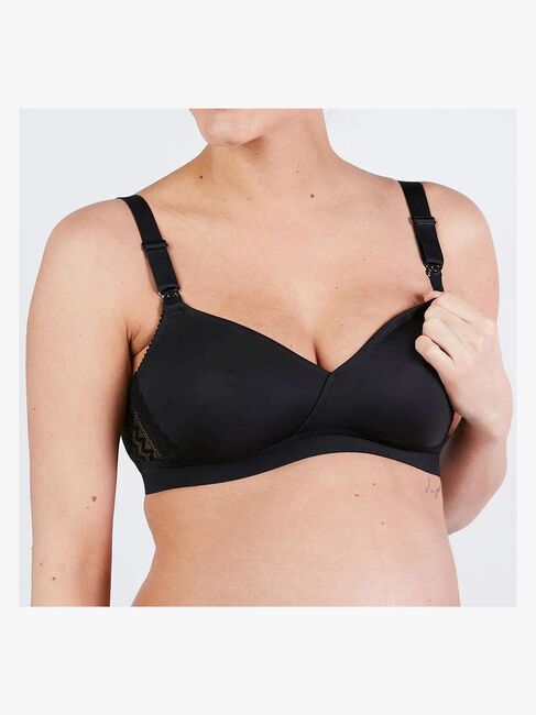Cache Coeur SERENA Gravid/amnings-BH, Black