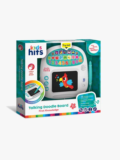 Kids Hits Aktivitetsplatta Talking Doodle Board First Knowledge