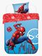 Marvel Spider-Man Bäddset 140x200, Blå