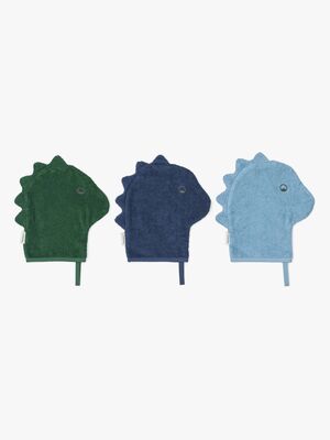 LIEWOOD Sylvester Waschlappen 3er-Pack, Beach blue mix