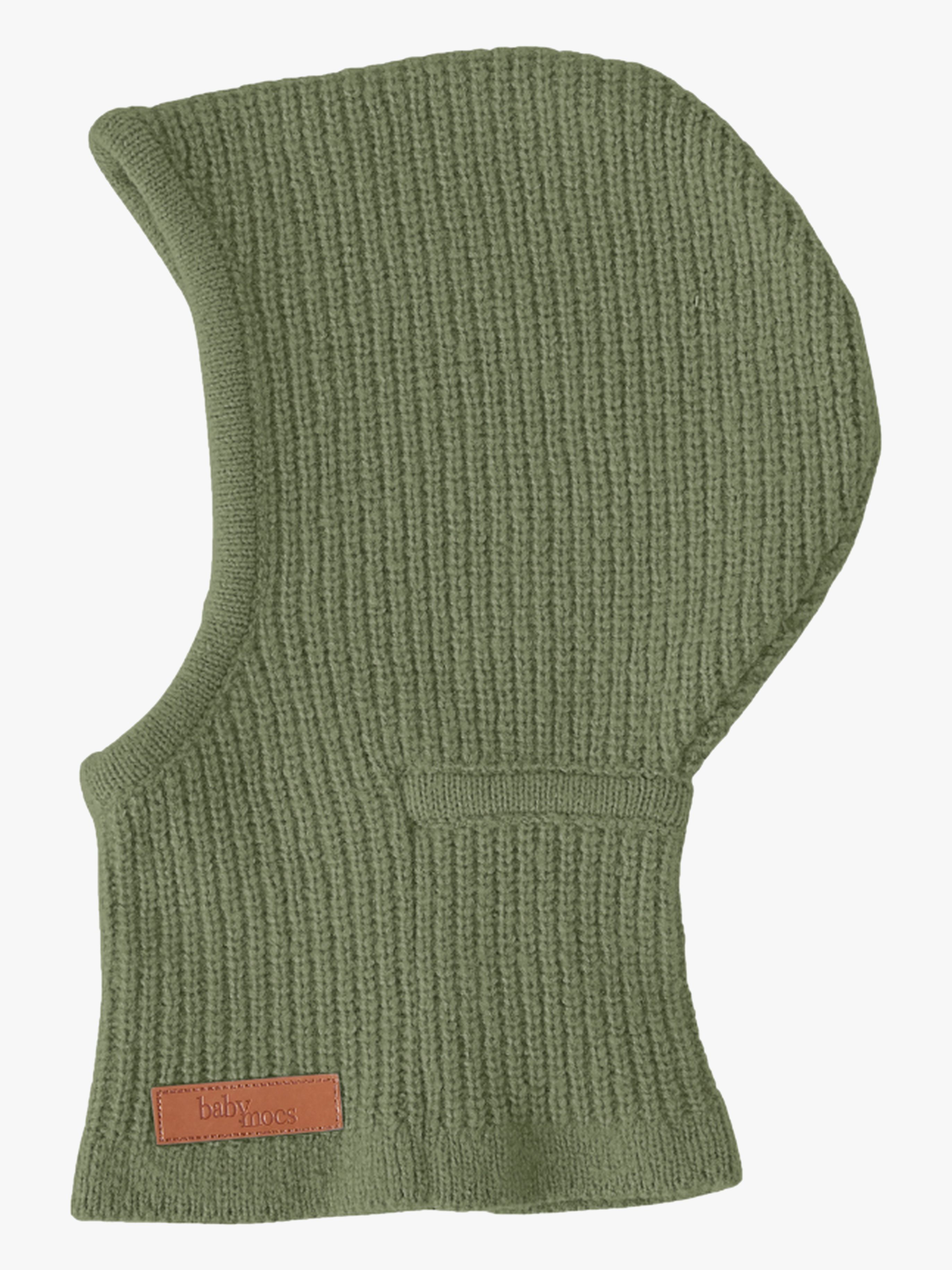 BabyMocs Balaklava, Olive, 0-1 år