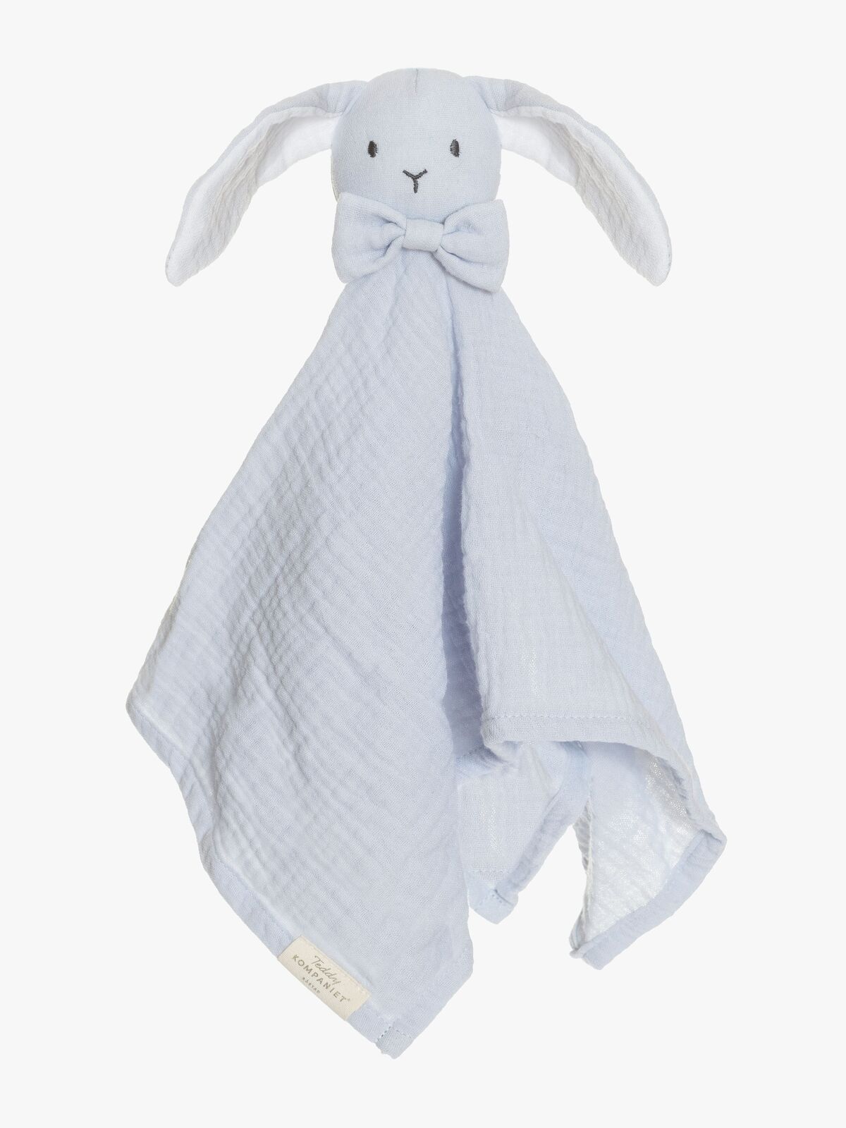 Teddykompaniet Diinglisar  Kanin Snuttefilt Muslin, Babyblå