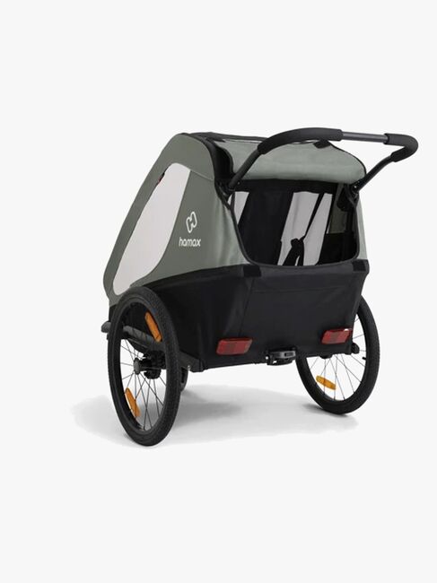 Hamax Traveller Cykelvagn, Khaki Green/Black