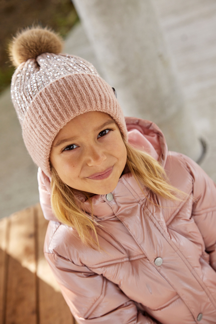 Minymo Mössa Ullmix, Misty Rose