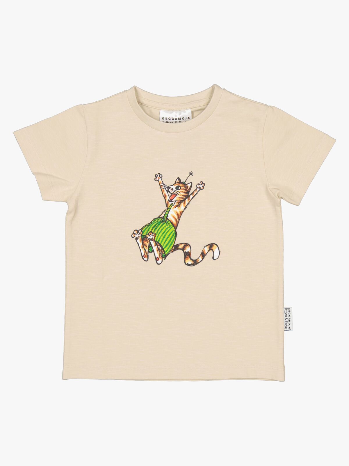 Geggamoja T-shirt Pettson & Findus, Beige
