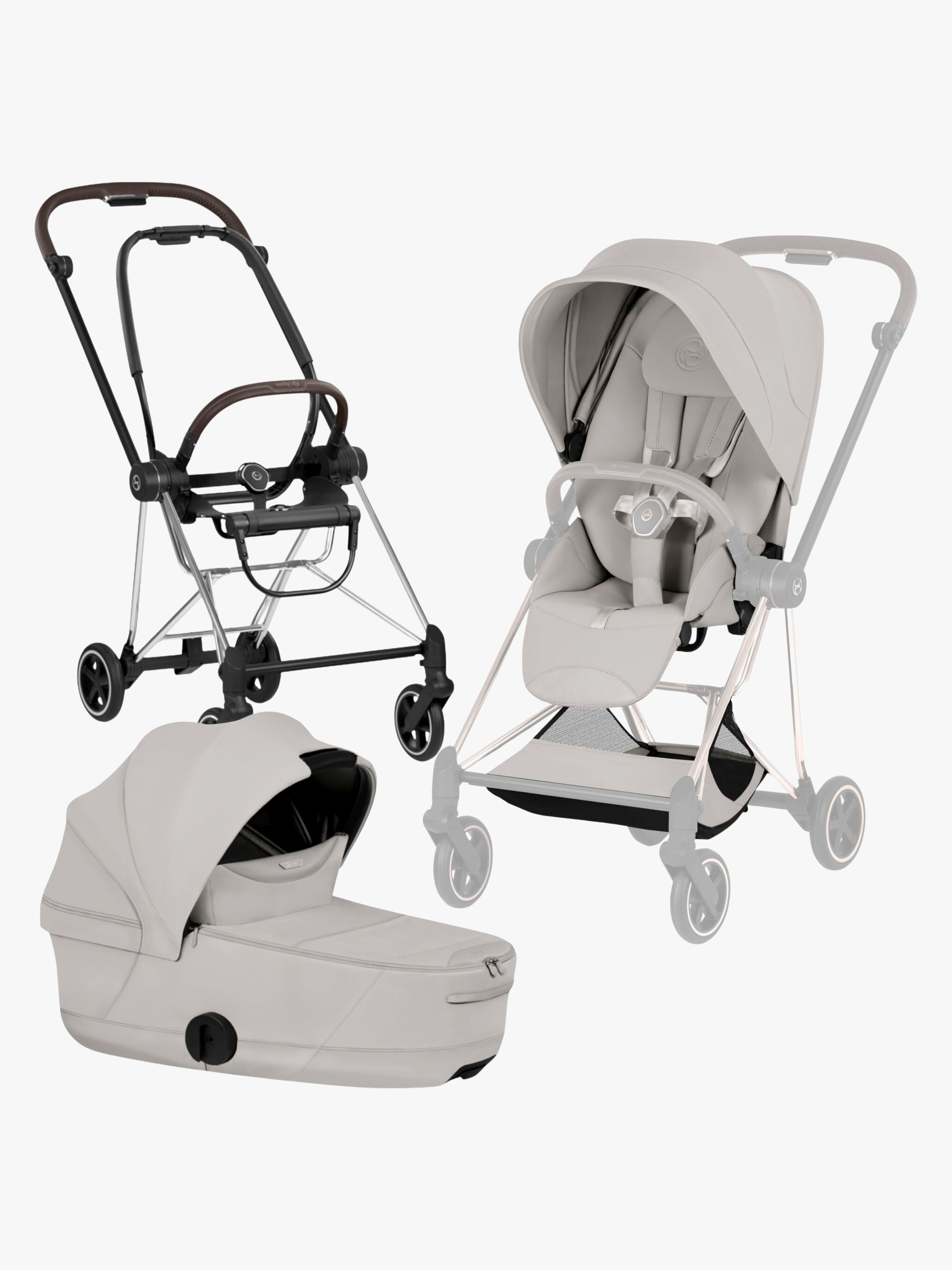 Cybex Mios Style Duovagn, Chrome Brown/City Grey