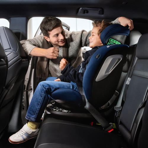 Kinderkraft I-GROW 2 Plus i-Size Bilbarnstol, Navy