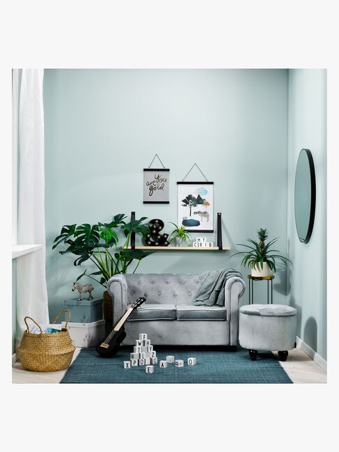 Minitude Bokstavslampa G, Svart