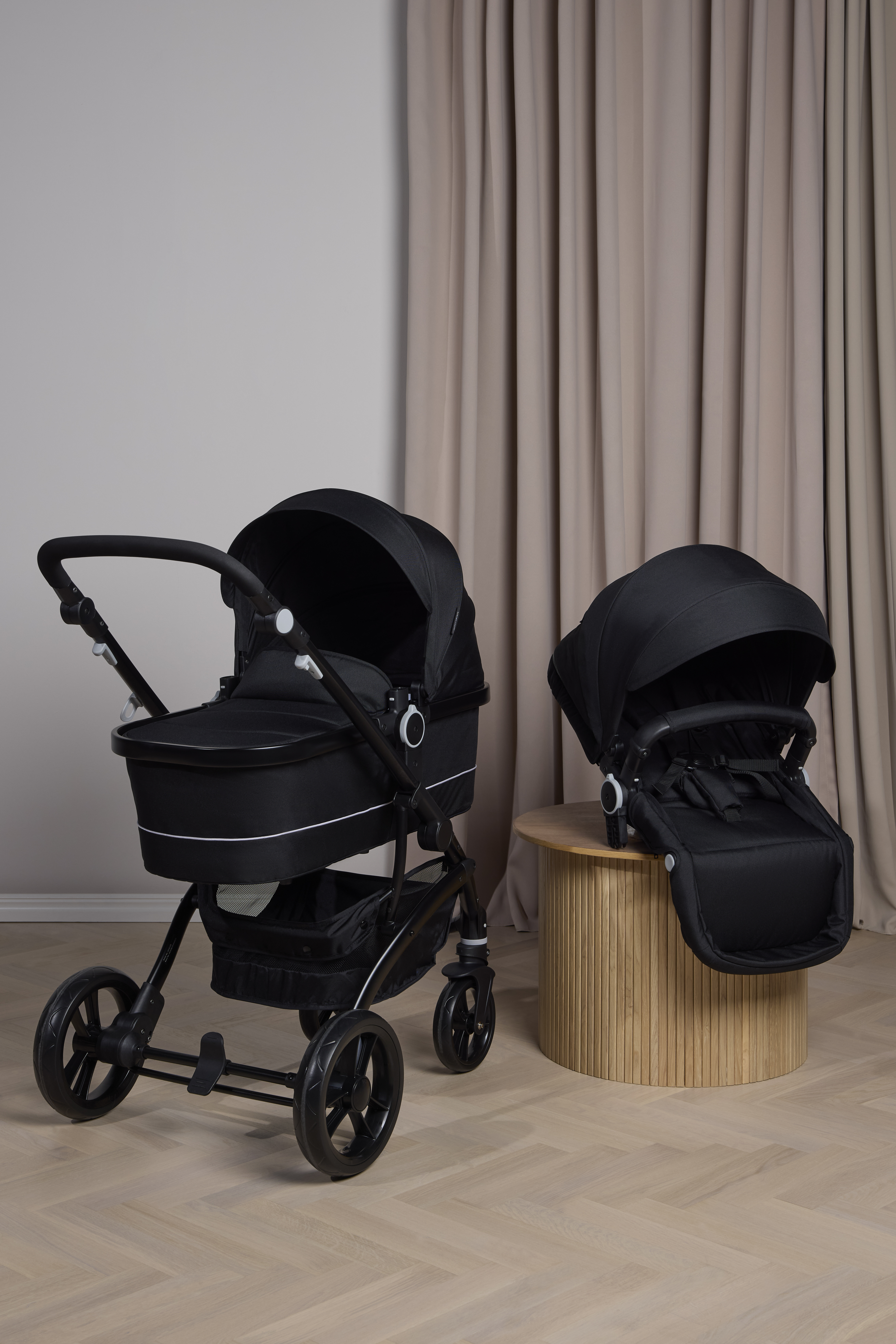 Beemoo Move Duo Duovagn, Black