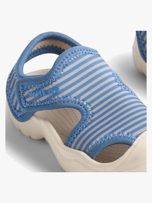 Wheat Bani Sandaler, Blue/Swim Stripe