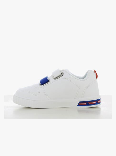 Sonic  Blinkande Sneakers, White/Cobalt Blue