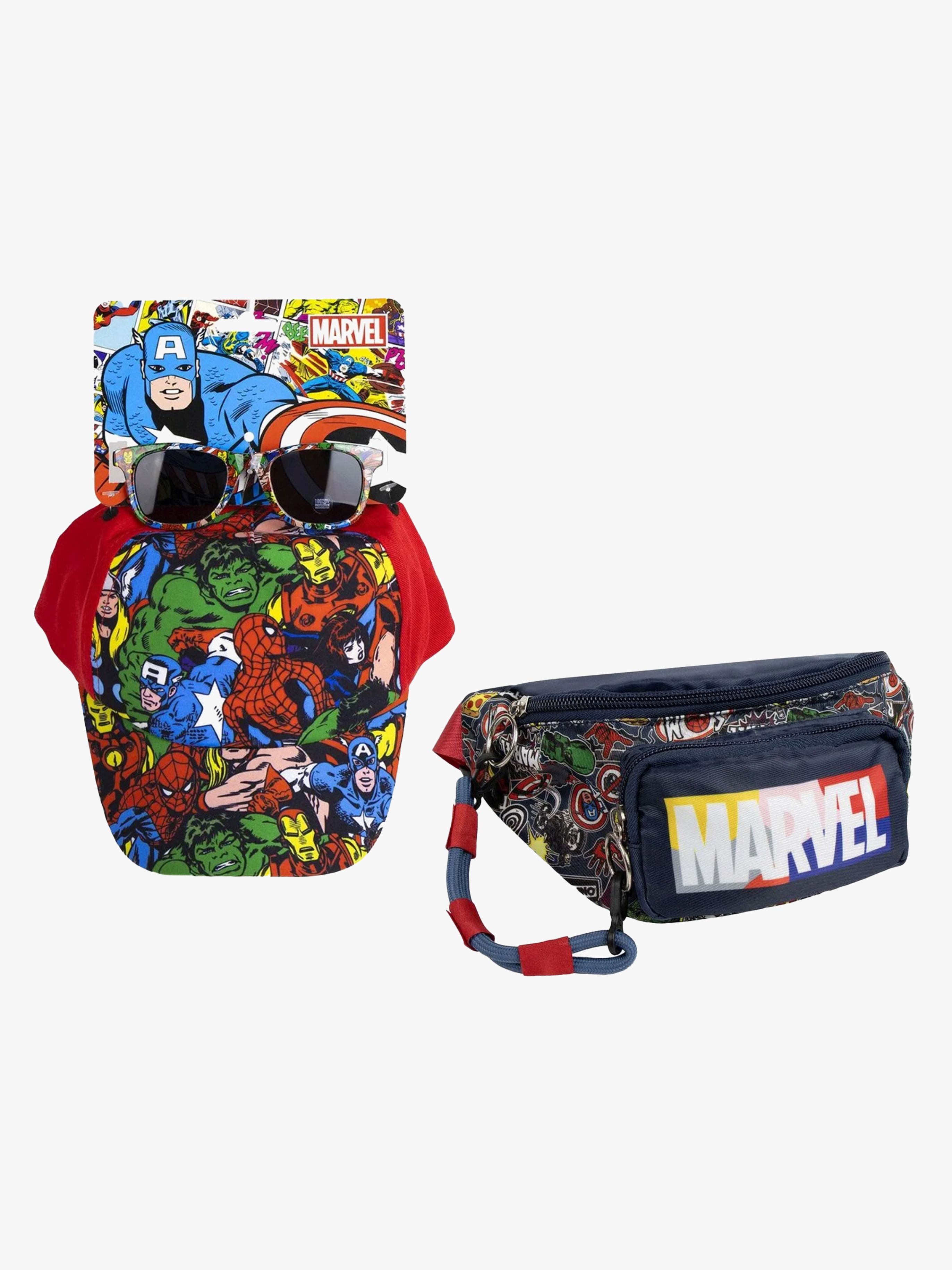 Marvel Avengers Midjeväska, Keps &  Solglasögon, Navy