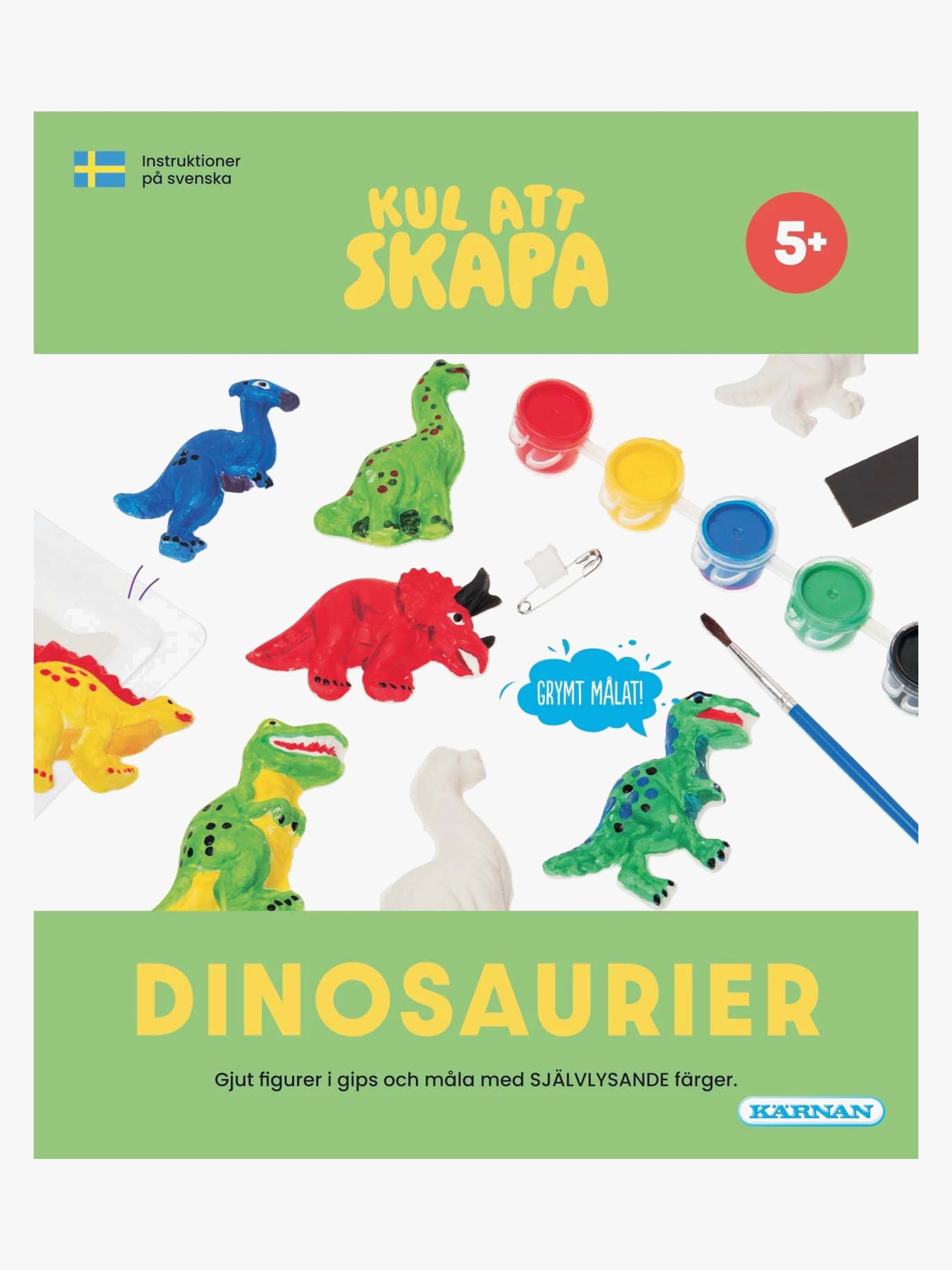 Kärnan Kul Att Skapa Pysselset Gips, Dinosaurier