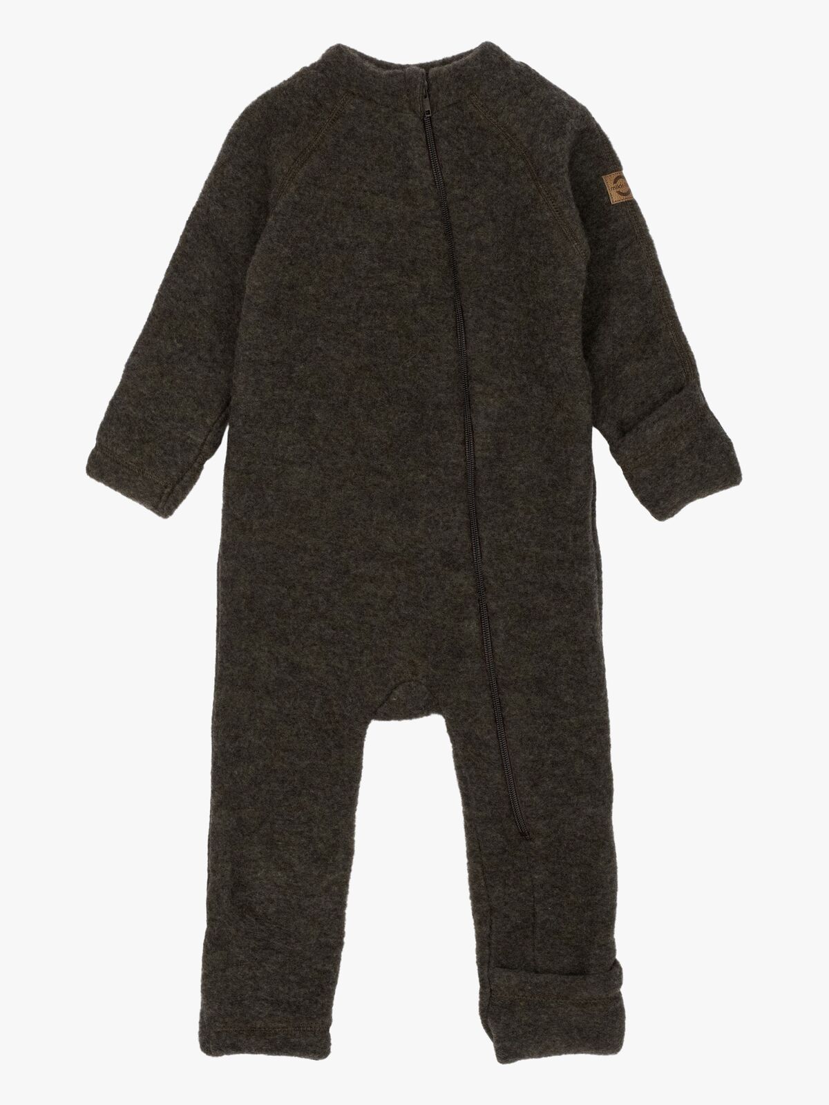 Mikk-Line Ulloverall Merino, Dark Brown Melange