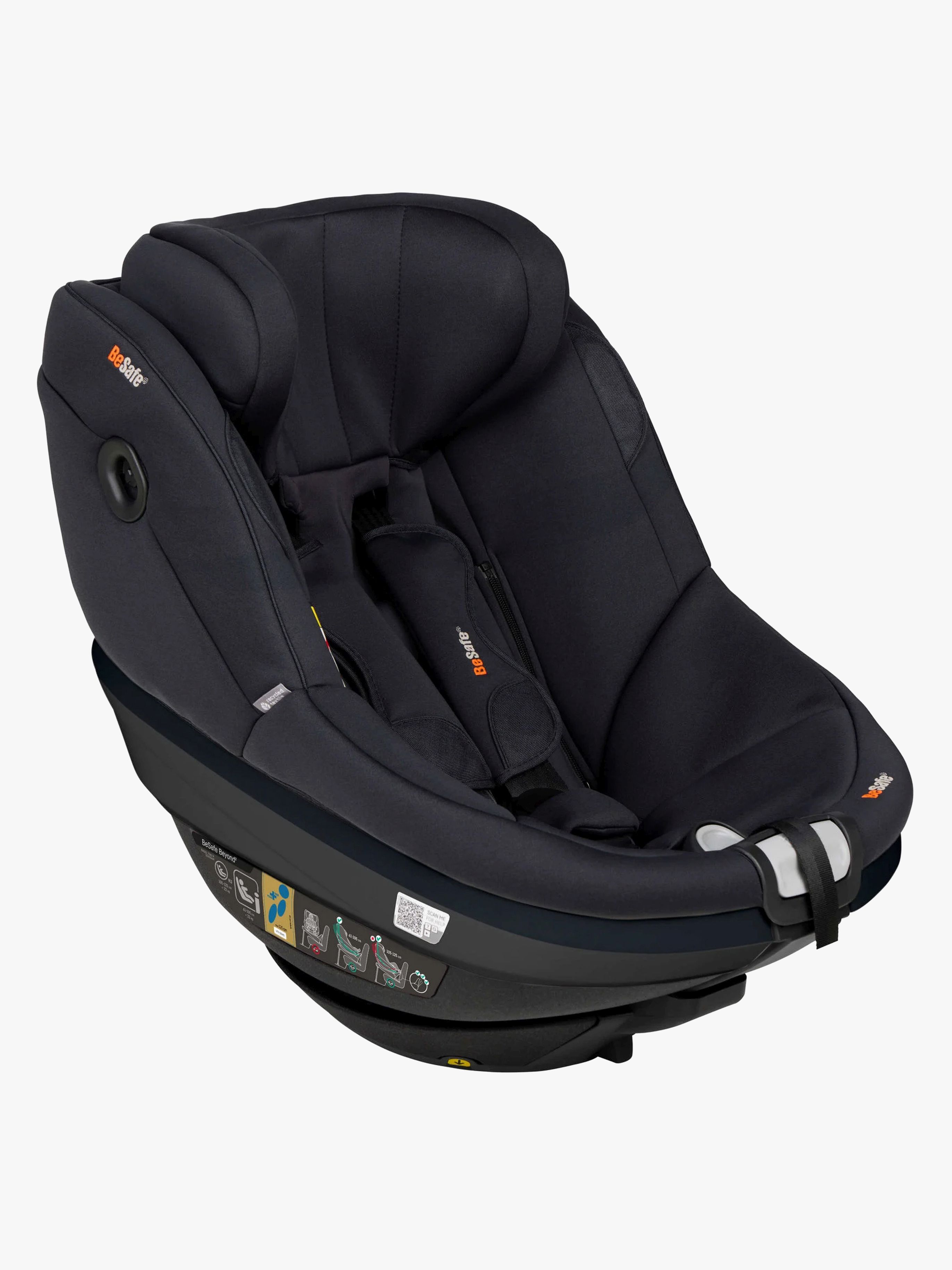 BeSafe Beyond² Bilbarnstol, Black Soft Breeze