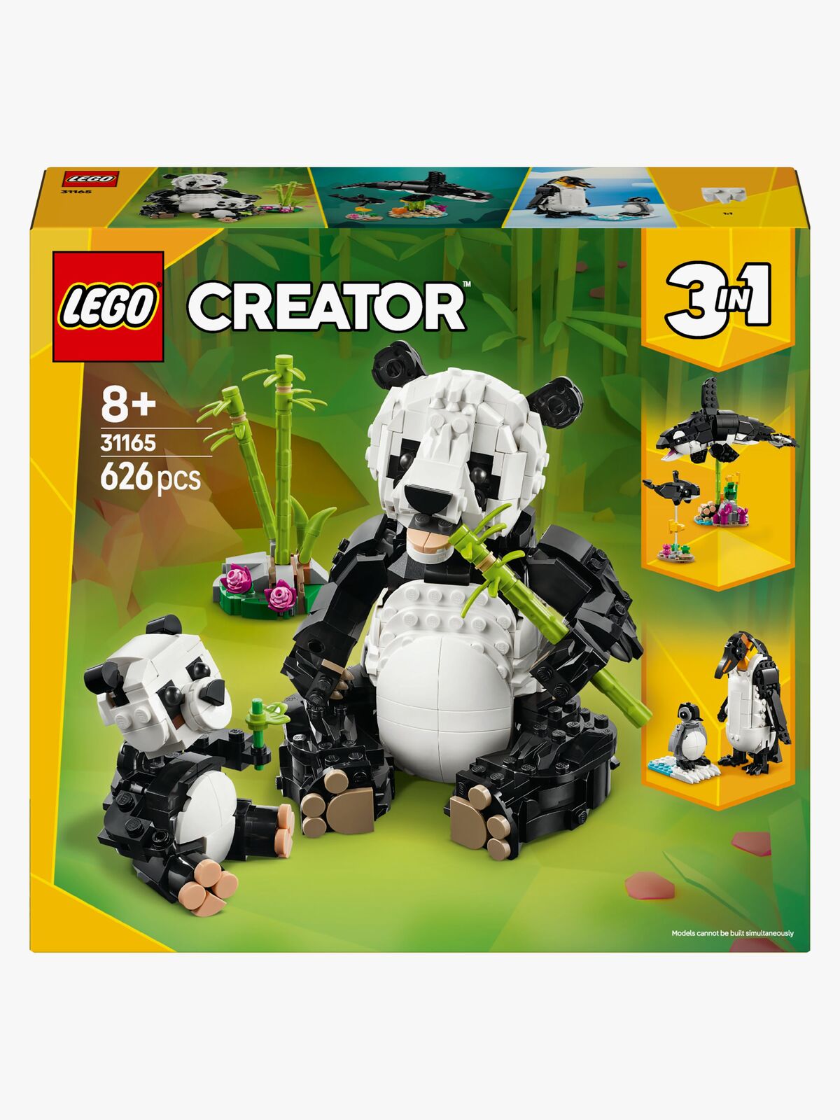 LEGO Creator 31165 Vilda djur: pandafamilj