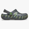 Crocs Classic Bolt Lights Tofflor, Carbon