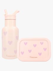 Kidzroom Stainless Steel Flaska & Silikon Matlåda Magical Meadows, Rosa