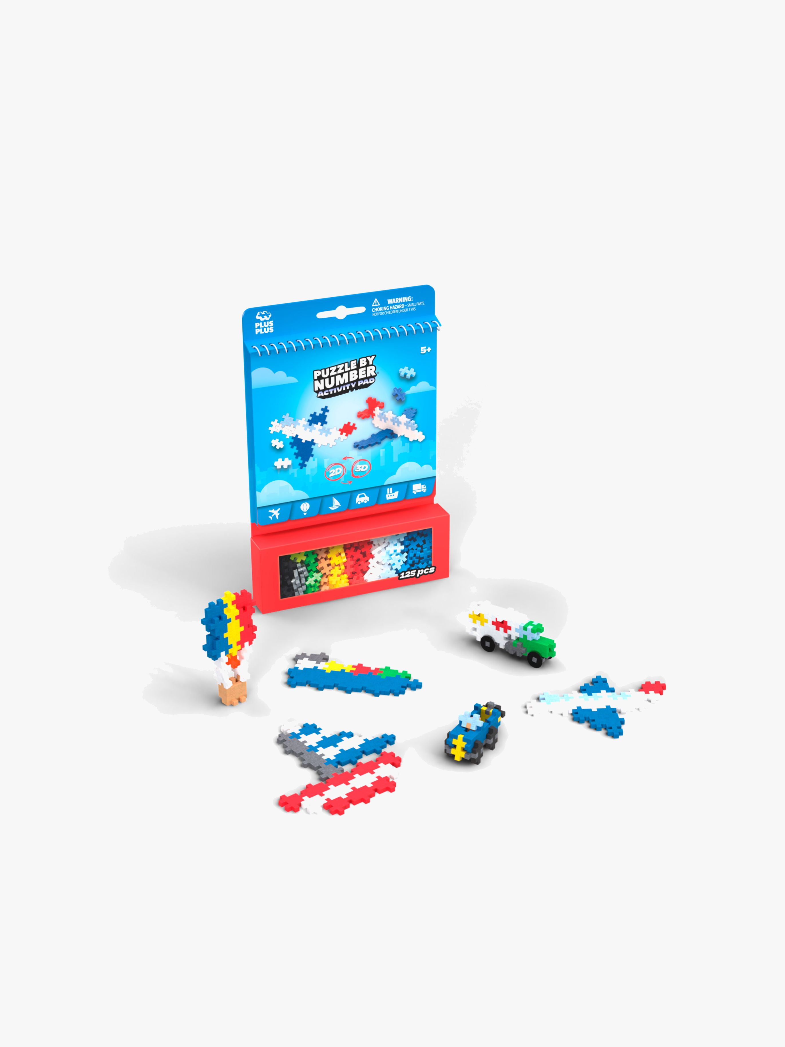PlusPlus Activity Pad Transportation Byggset